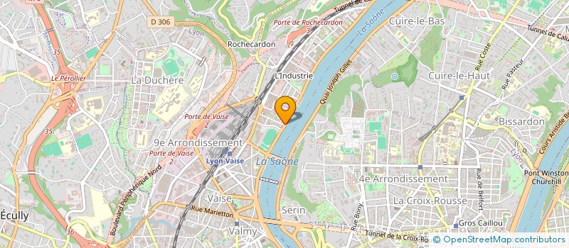 localisation de l'entreprise QUAI DU COMMERCE  LYON