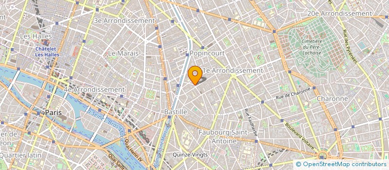 localisation de l'entreprise QUAI FROMENT  PARIS