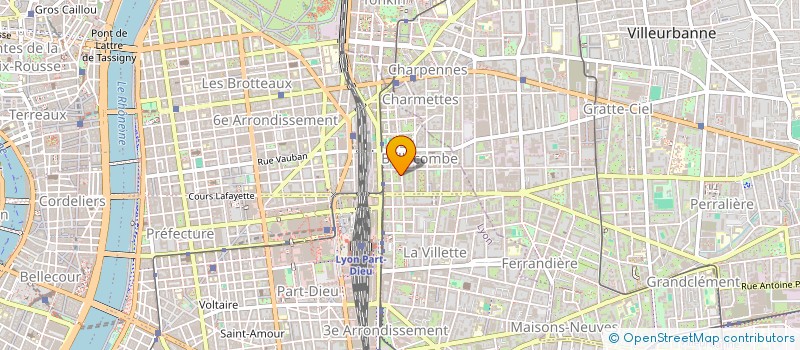 localisation de l'entreprise QUAI GILLET  LYON