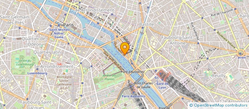 localisation de l'entreprise QUAI HENRY IV - PARIS 4 - NOUVELLE VAGUE  PARIS