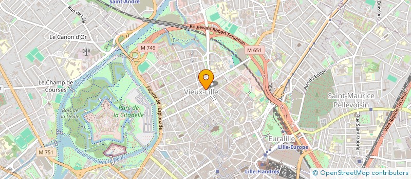 localisation de l'entreprise QUAI LILLOIS DES JEUNES BRIDGEURS à LILLE