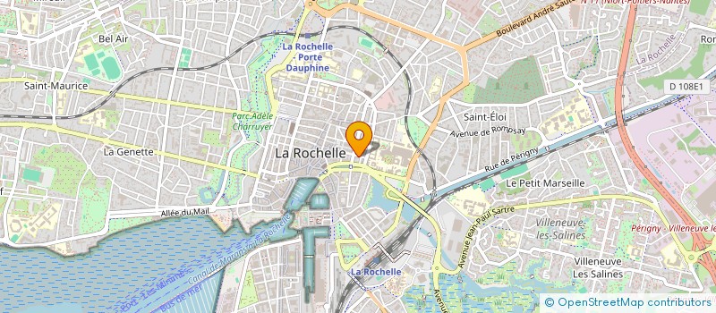 localisation de l'entreprise QUAI MAUBEC  LA ROCHELLE