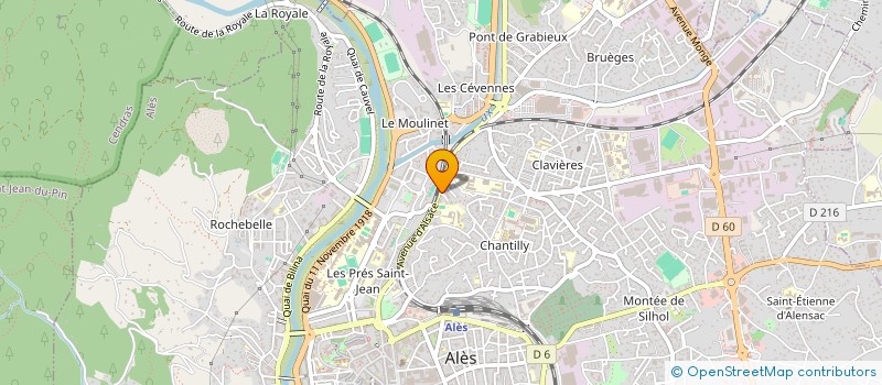 localisation de l'entreprise QUAI N 3  ALES