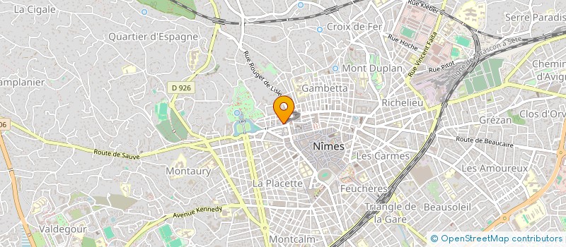 localisation de l'entreprise QUAI N 4  NIMES