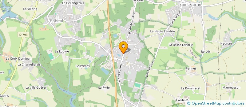 localisation de l'entreprise QUAI N 7  LE HINGLE