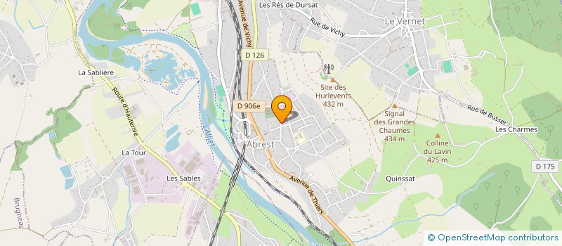 localisation de l'entreprise QUAI N1  ABREST