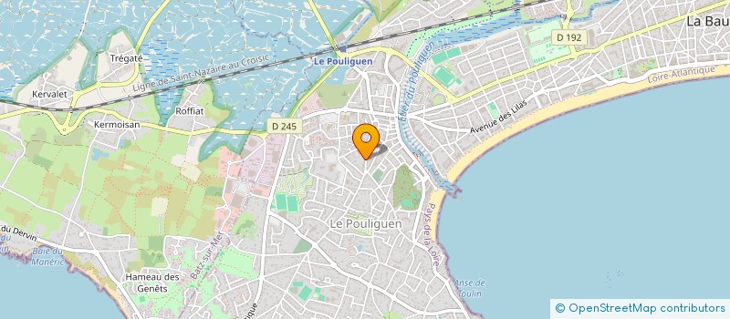 localisation de l'entreprise QUAI OUEST IMMOBILIER  LE POULIGUEN