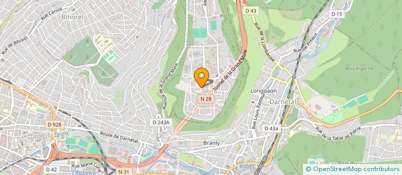 localisation de l'entreprise QUAI'S QUI BOUGE à ROUEN