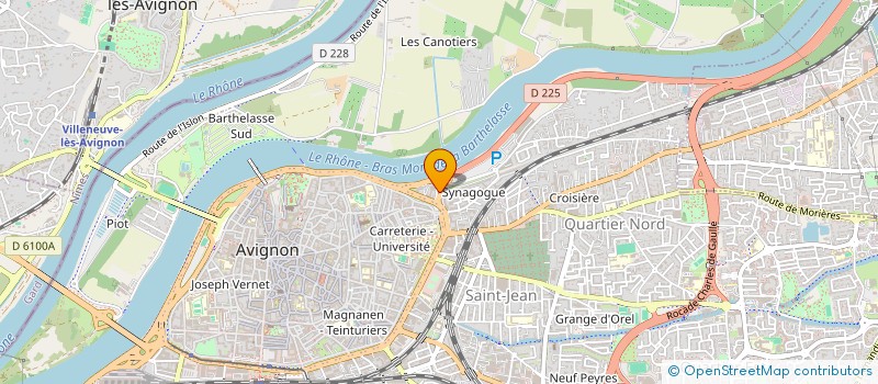 localisation de l'entreprise QUAI SAINT LAZARE  AVIGNON