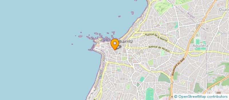 localisation de l'entreprise QUAI SUD 64  BIARRITZ