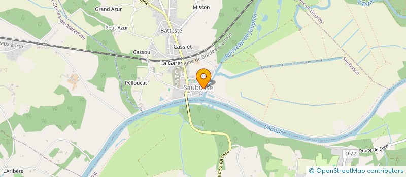 localisation de l'entreprise QUAI SUD ADOUR à RIVIERE-SAAS-ET-GOURBY