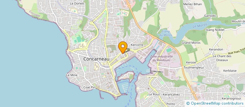 localisation de l'entreprise QUAINEUFACB  CONCARNEAU