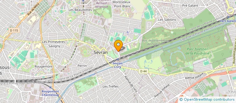 localisation de l'entreprise QUAINTYX à SEVRAN