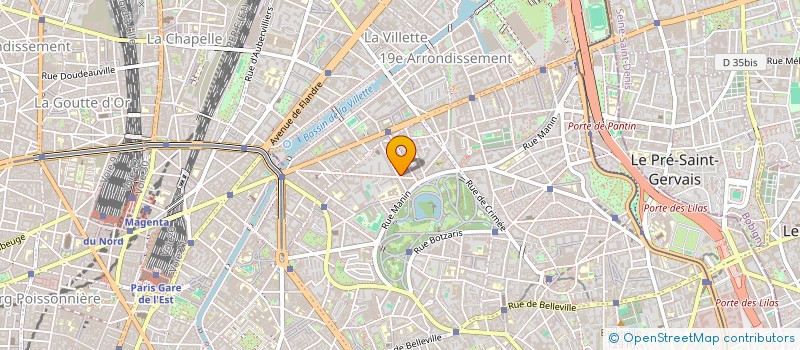 localisation de l'entreprise QUALAME  PARIS