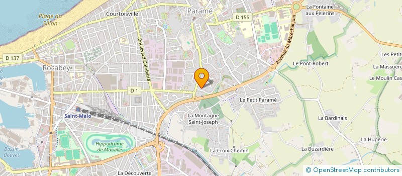localisation de l'entreprise QUALCOSINA  SAINT-MALO