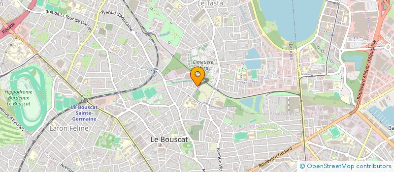 localisation de l'entreprise QUALE VITA SERVICES BORDEAUX à LE BOUSCAT