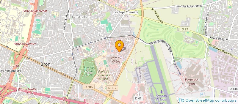 localisation de l'entreprise QUALEA  BRON