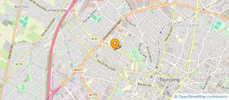 localisation de l'entreprise QUALEO CONSULTING  TOURCOING