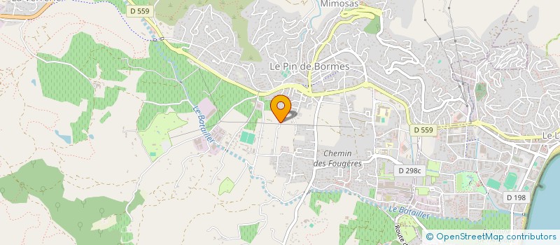 localisation de l'entreprise QUALEX ELECTRICITE  BORMES-LES-MIMOSAS