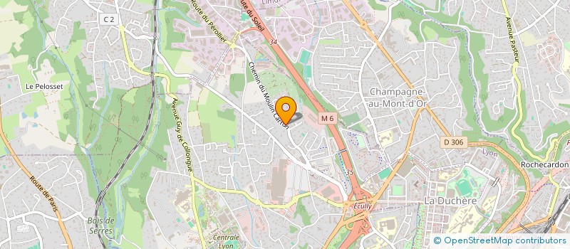 localisation de l'entreprise QUALEXPERT à ECULLY