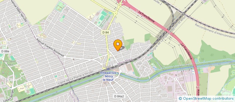 localisation de l'entreprise QUALI  MITRY-MORY