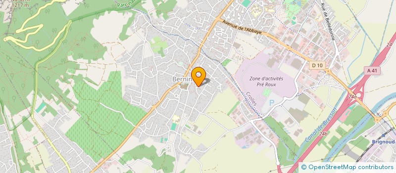 localisation de l'entreprise QUALI'ALPES à BERNIN