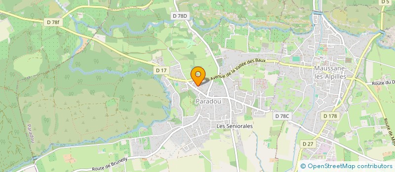 localisation de l'entreprise QUALI AND CO à MAUSSANE-LES-ALPILLES