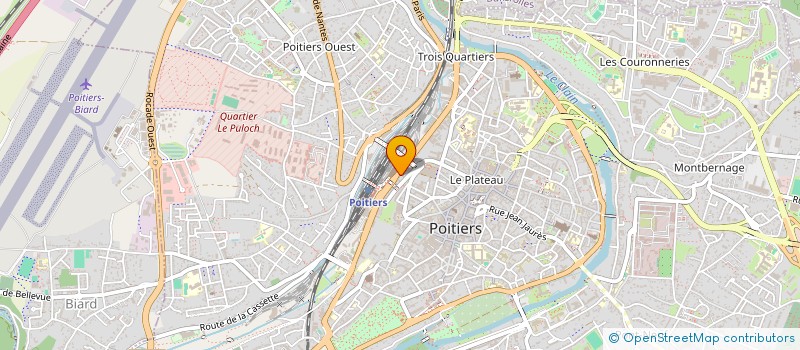 localisation de l'entreprise QUALI'BRE à POITIERS