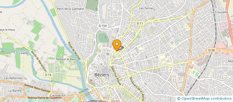 localisation de l'entreprise QUALI'CALO à BEZIERS