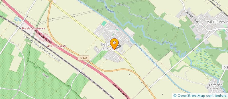localisation de l'entreprise QUALI'CHROM à CERNAY-LES-REIMS