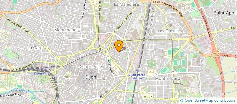 localisation de l'entreprise QUALI-CLIM à DIJON
