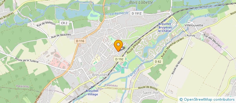 localisation de l'entreprise QUALI-CONFORT à BREUILLET
