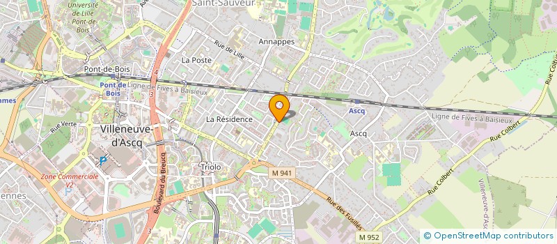 localisation de l'entreprise QUALI-CORDE à VILLENEUVE-D'ASCQ
