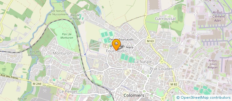 localisation de l'entreprise QUALI DISTRICT à COLOMIERS