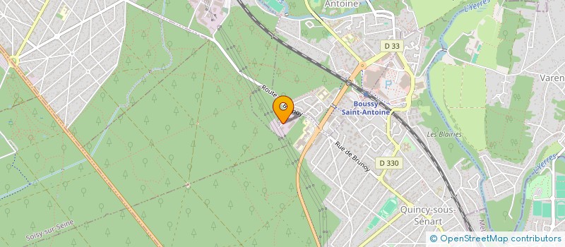 localisation de l'entreprise QUALI ENVIRONNEMENT  QUINCY-SOUS-SENART