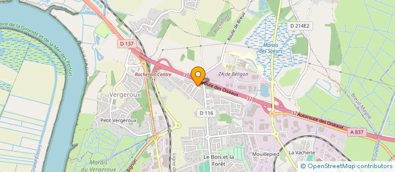 localisation de l'entreprise QUALI EXPERT CONSULTING  ROCHEFORT