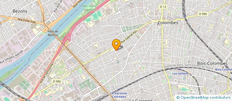 localisation de l'entreprise QUALI-FORM  COLOMBES