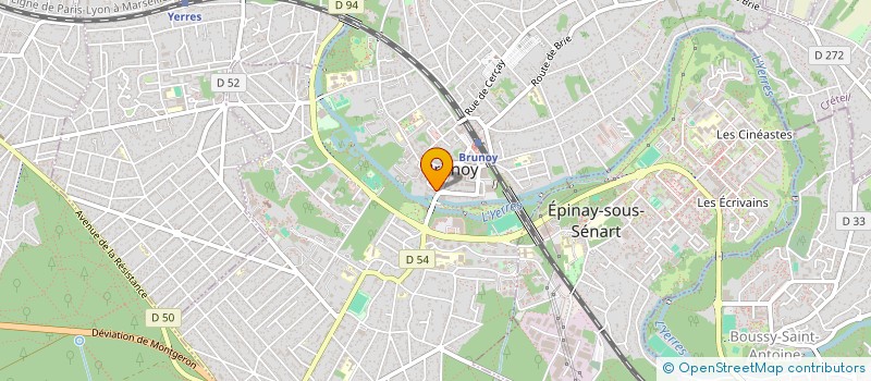 localisation de l'entreprise QUALI FORMATION à BRUNOY