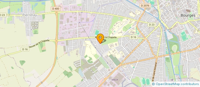 localisation de l'entreprise QUALI'FRET à BOURGES