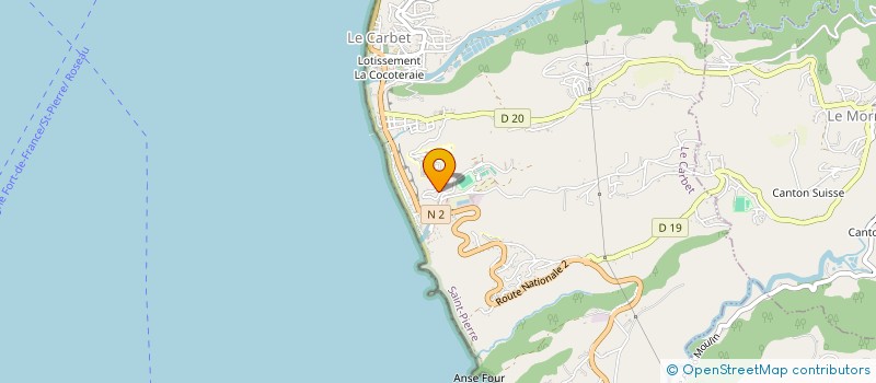 localisation de l'entreprise QUALI GARAGE  CARBET