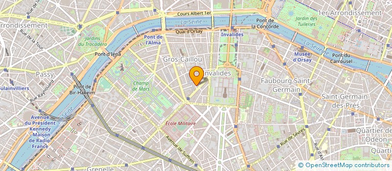 localisation de l'entreprise QUALI-HOTEL à PARIS