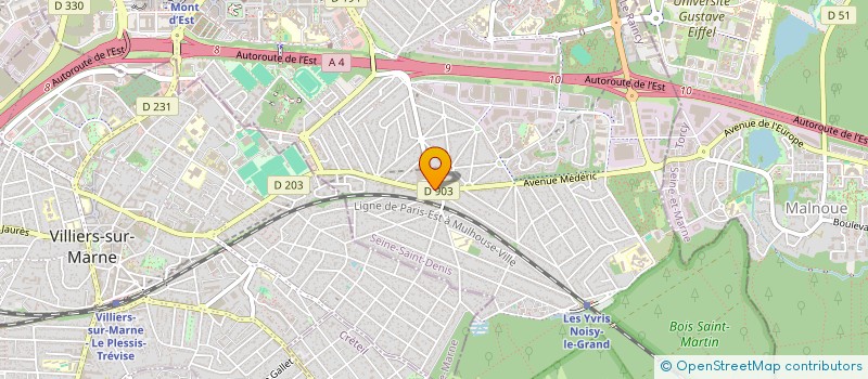 localisation de l'entreprise QUALI IMMO  NOISY-LE-GRAND