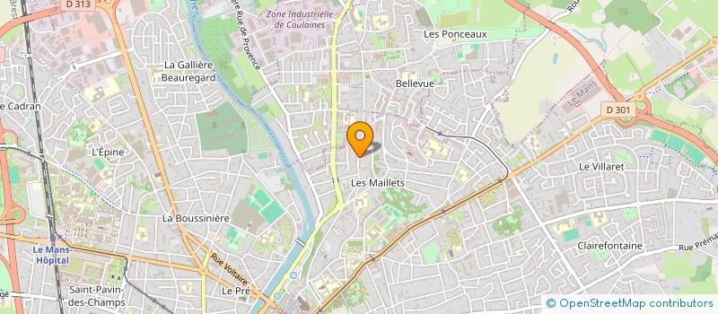 localisation de l'entreprise QUALI IMMO  LE MANS