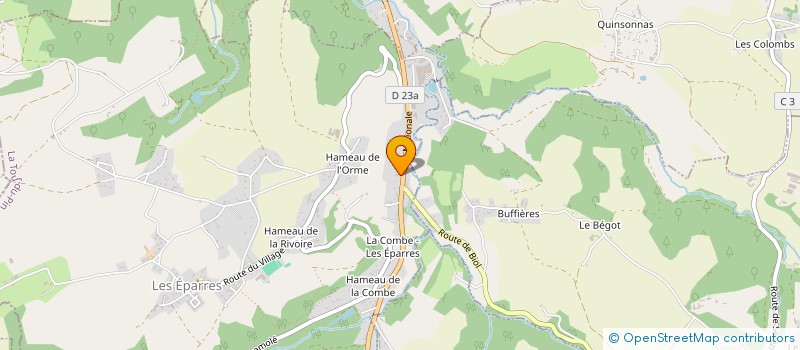 localisation de l'entreprise QUALI-IMMO  LES EPARRES