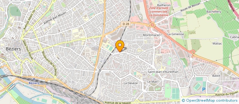 localisation de l'entreprise QUALI JOINT à BEZIERS