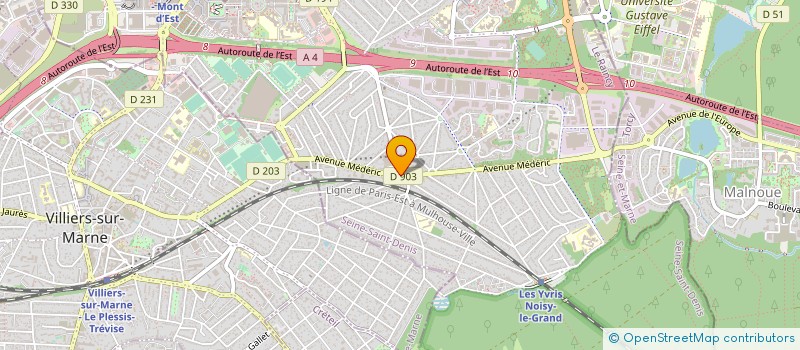 localisation de l'entreprise QUALI NET PRO SERVICES  NOISY-LE-GRAND