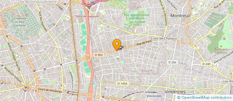 localisation de l'entreprise QUALI PEINTRE à MONTREUIL