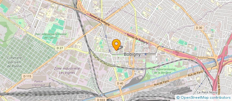 localisation de l'entreprise QUALI PHONE  BOBIGNY