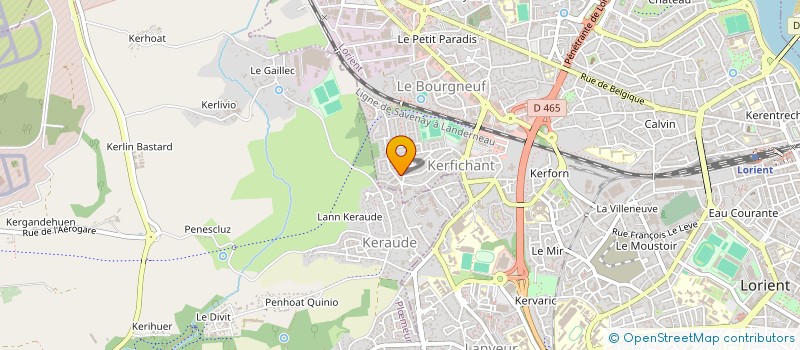 localisation de l'entreprise QUALI-PLAQUES à LORIENT
