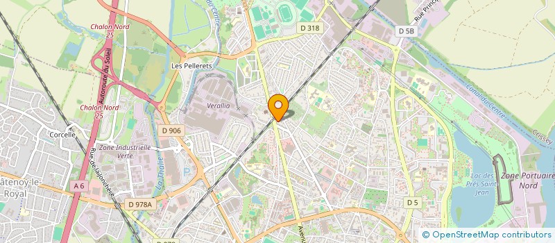 localisation de l'entreprise QUALI PRO EXPRESS  FARGES-LES-CHALON